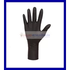 Kép 4/4 - IDEALL NITRILE MOTO PF. /100db  FEKETE ERŐS, TARTÓS, PÚDERMENTES NITRIL VÉDŐKESZTYŰ HOSSZÚ MANDZSETTÁVAL