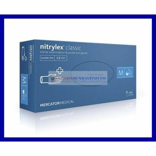 NITRYLEX CLASSIC VIOLET, PRÉMIUM Nitril púdermentes lila kesztyű /100db