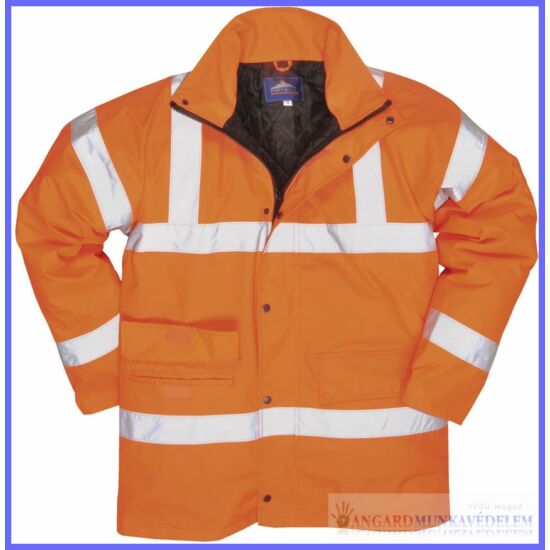 Jól láthatósági kabát vasúti dolgozók részére