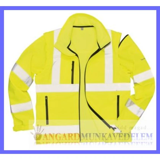 Jól láthatósági Softshell dzseki, két színben