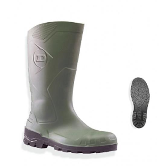 DUNLOP D9523647 DUNLOP DEVON ACÉLKAPLIS ÉS ACÉL TALPLEMEZES PVC CSIZMA